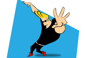 personagem desenho oculos bravo
